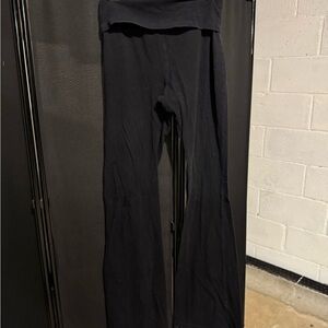 Black Flared Yoga Pants